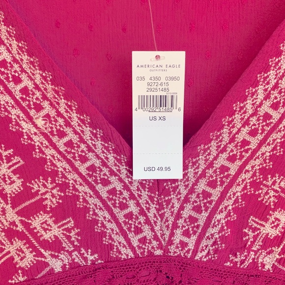 American Eagle Boho Top with Ties ! - Picture 2 of 2